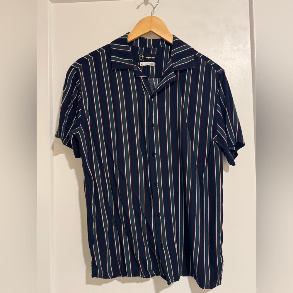 Original Use Casual Short Sleeve Button Up